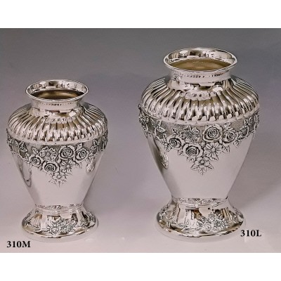 Επάργυρα βάζα διακοσμητικά