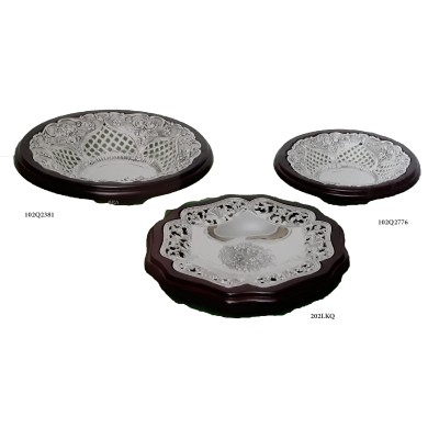 Επάργυρο Κουπ με ξύλινη βάση