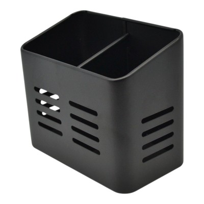 ΚΟΥΤΑΛΟΘΗΚΗ ΜΕΤΑΛΛΙΚΗ ΔΙΠΛΗ ΣΕ ΜΑΥΡΟ ΜΑΤ ΧΡΩΜΑ 16x9x13εκ. ANKOR