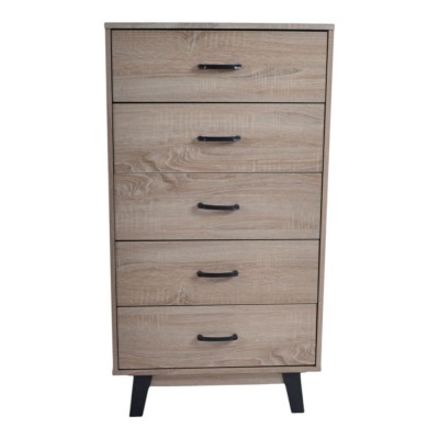 ΣΥΡΤΑΡΙΕΡΑ ΞΥΛΙΝΗ ΜΕ 5 ΣΥΡΤΑΡΙΑ ΣΕ ΦΥΣΙΚΟ ΧΡΩΜΑ 60x40x112εκ. ANKOR