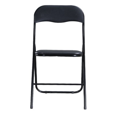 ΚΑΡΕΚΛΑ ΜΕΤΑΛΛΙΚΗ ΠΤΥΣΣΟΜΕΝΗ ΜΕ ΜΑΥΡΟ PVC ΚΑΘΙΣΜΑ ΚΑΙ ΠΛΑΤΗ 43,5x47x80εκ. ANKOR