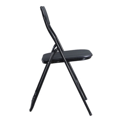 ΚΑΡΕΚΛΑ ΜΕΤΑΛΛΙΚΗ ΠΤΥΣΣΟΜΕΝΗ ΜΕ ΜΑΥΡΟ PVC ΚΑΘΙΣΜΑ ΚΑΙ ΠΛΑΤΗ 43,5x47x80εκ. ANKOR