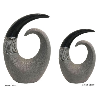 Κεραμικό Διακοσμητικό Φλόγα Στριφτή