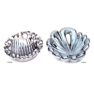 Κουπ Κεραμικό Διακοσμητικό Ασημί