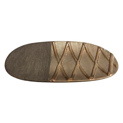 Πιατέλα Κεραμική Διακοσμητική Σε Καφέ-Χρυσό Χρώμα