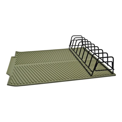 ΠΙΑΤΟΘΗΚΗ ΜΕΤΑΛΛΙΚΗ ΜΕ ΔΙΣΚΟ ΣΙΛΙΚΟΝΗΣ ΣΕ ΛΑΔΙ ΧΡΩΜΑ 42x33x8εκ. ANKOR