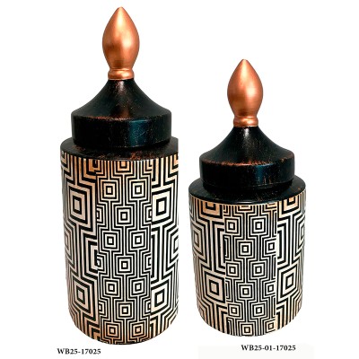 Βάζο Κεραμικό Με Καπάκι