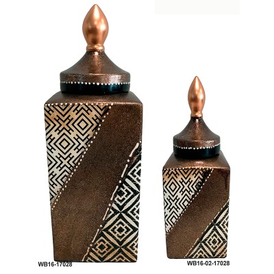 Βάζο Κεραμικό Με Καπάκι