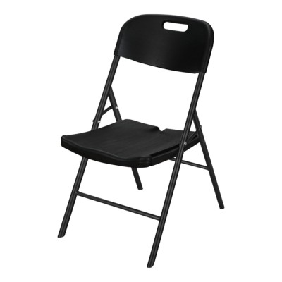 ΚΑΡΕΚΛΑ ΠΛΑΣΤΙΚΗ ΜΑΥΡΗ ΜΕ ΟΨΗ ΞΥΛΟΥ ΚΑΙ ΑΝΑΔΙΠΛΟΥΜΕΝΑ ΜΕΤΑΛΛΙΚΑ ΠΟΔΙΑ 51x47,5x86εκ.ANKOR