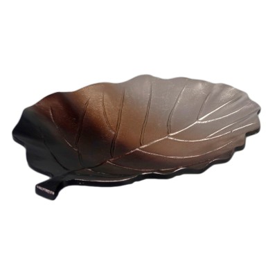 Πιατέλα μεταλλική διακοσμητική φύλλο