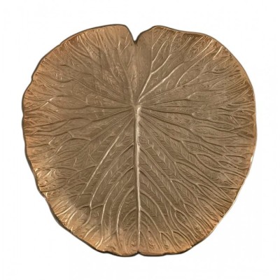 Πιατέλα μεταλλική διακοσμητική φύλλο