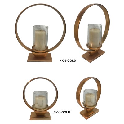 Κηροπήγιο διακοσμητικό σφυρήλατο μεταλλικό