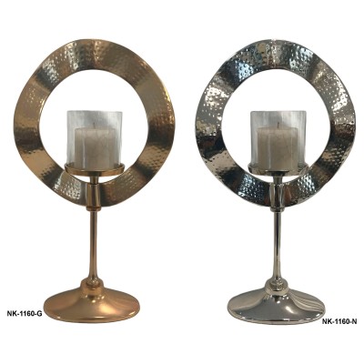 Κηροπήγιο διακοσμητικό σφυρήλατο μεταλλικό