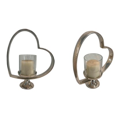 Κηροπήγιο Καρδιά Μεταλλικό Διακοσμητικό Σφυρήλατο