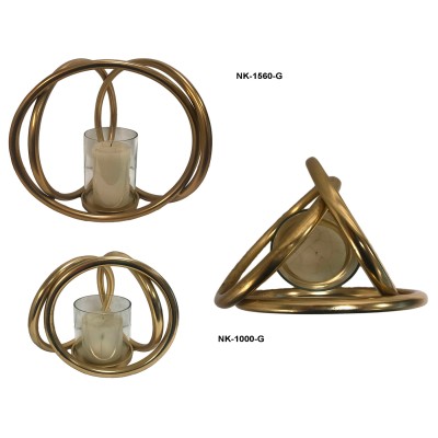 Κηροπήγιο διακοσμητικό μεταλλικό