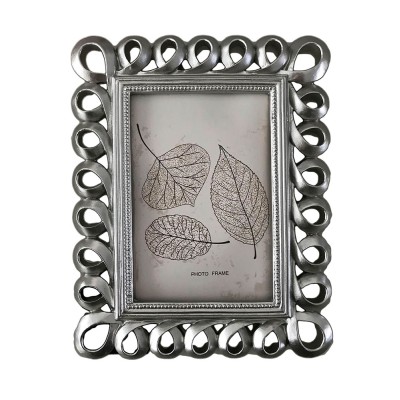 Κορνίζα Polyresin Ασημί-20142128-4 10×15εκ.