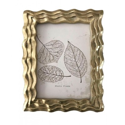 Κορνίζα Polyresin Χρυσή BLY16022-R-4 10×15εκ.