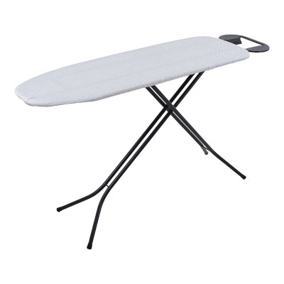 ΣΙΔΕΡΩΣΤΡΑ 38x120εκ ΜΑΥΡΗ ΜΑΤ 100% ΒΑΜΒΑΚΕΡΟ ΚΑΛΥΜΜΑ ΥΨΟΣ 60-92εκ. ANKOR