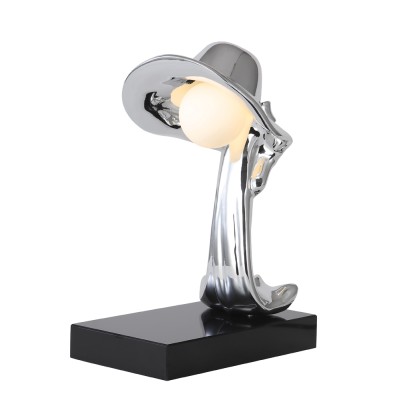 TLC 1122 CR ΕΠΙΤΡΑΠΕΖΙΑ ΛΑΜΠΑ ΝΙΚΕΛ ΚΟΠΕΛΑ ΜΕ ΚΑΠΕΛΟ