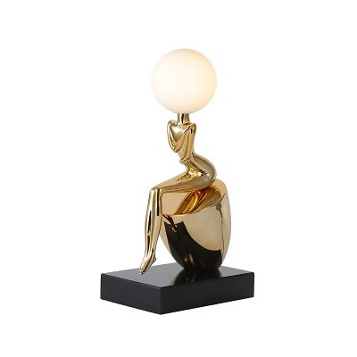 TLC 1121 GD ΕΠΙΤΡΑΠΕΖΙΑ ΛΑΜΠΑ ΧΡΥΣΗ ΚΑΘΙΣΤΗ ΚΟΠΕΛΑ 1XG9