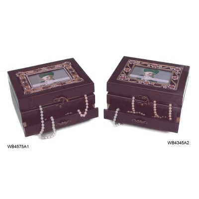 Μπιζουτιέρα Ξύλινη με κορνίζα WB4575A1-WB4345A2