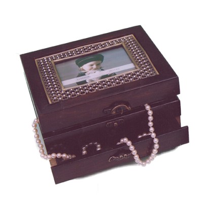 Μπιζουτιέρα Ξύλινη Με Κορνίζα WB912A