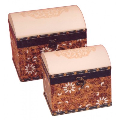 Σετ Μπιζουτιέρες 2τεμ. Ξύλινες HY01195