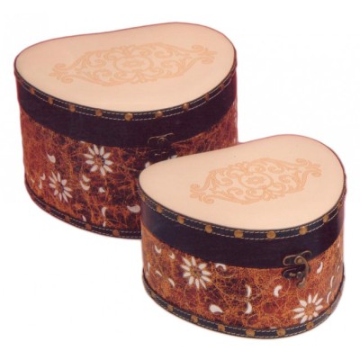 Σετ Μπιζουτιέρες 2τεμ. Ξύλινες HY01120