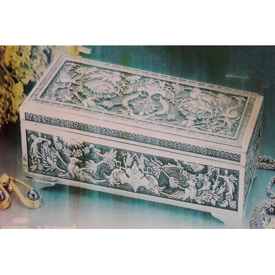 Μπιζουτιέρα επάργυρη ορθογώνια 8532