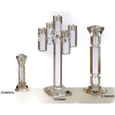 Κηροπήγιο Γυάλινο Σκαλιστό