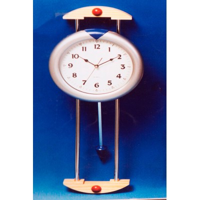 Ρολόι Τοίχου Ξύλινο Με Εκκρεμές