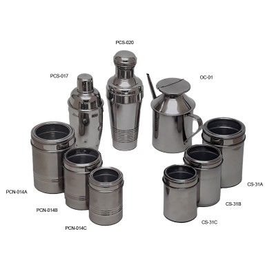 Βάζα Αποθήκευσης-Σεικερ-Μπουκάλι για λάδι ανοξείδωτα