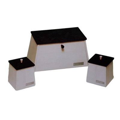 Βάζα Για Καφέ-Ζάχαρη Ξύλινα BC246