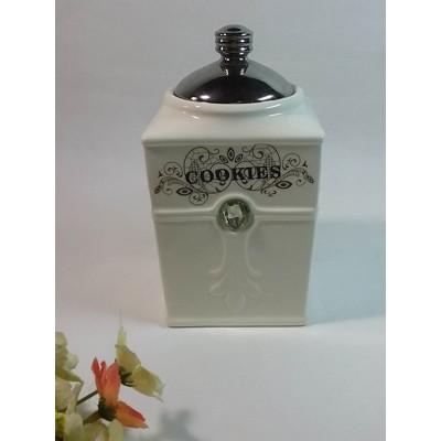 Μπισκοτιερα Κεραμική Διακοσμημένη
