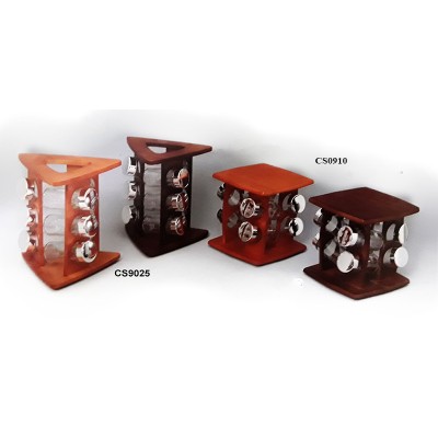 Θήκη Για Μπαχαρικά Με Περιστρεφόμενη Βάση 6τεμ.