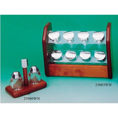 Σετ Βαζάκια Μπαχαρικών 8 Τεμαχίων-Σετ Αλατοπίπερο