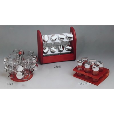 Θήκη Για Μπαχαρικά Με Βάση 6&8τεμ