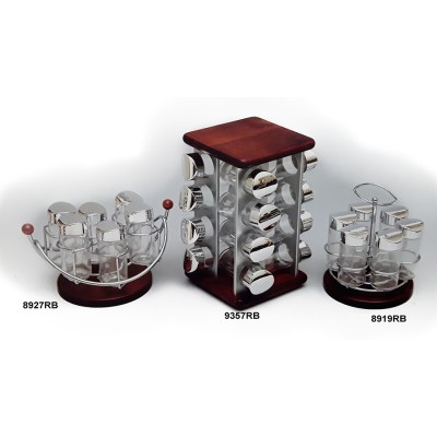 Θήκη Για Μπαχαρικά Με Βάση 6τεμ.