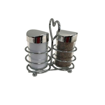 Σετ Αλατοπίπερο Με Μεταλλική Βάση