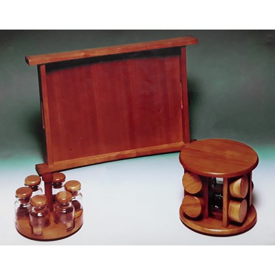 Δίσκος ξύλινος με λαβές