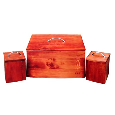 Ψωμιέρα ξύλινη με καπάκι