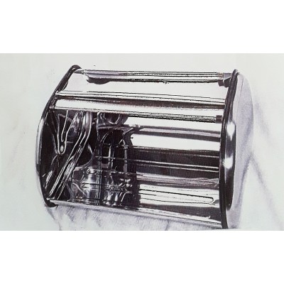 Ψωμιέρα Ανοξείδωτη INOX Με Συρόμενο Καπάκι