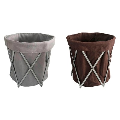 Ψωμιέρα υφασμάτινη με πτυσσόμενη μεταλλική βάση