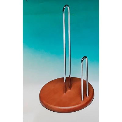 Βάση για Ρολό Κουζίνας μεταλλική με ξύλινη βάση