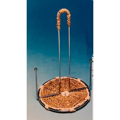 Βάση Για Ρολό Κουζίνας Μεταλλική Με Ξύλινη Βάση