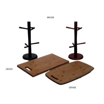 Κυπελοστάτης Ξύλινος - Επιφάνεια κοπής ξύλινη