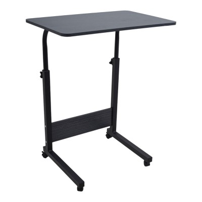 ΤΡΑΠΕΖΙ ΤΗΛΕΣΚΟΠΙΚΟ ΤΡΟΧΗΛΑΤΟ ΣΕ ΜΑΥΡΟ ΧΡΩΜΑ 60x40x89εκ. ANKOR