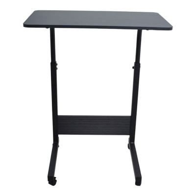 ΤΡΑΠΕΖΙ ΤΗΛΕΣΚΟΠΙΚΟ ΤΡΟΧΗΛΑΤΟ ΣΕ ΜΑΥΡΟ ΧΡΩΜΑ 60x40x89εκ. ANKOR