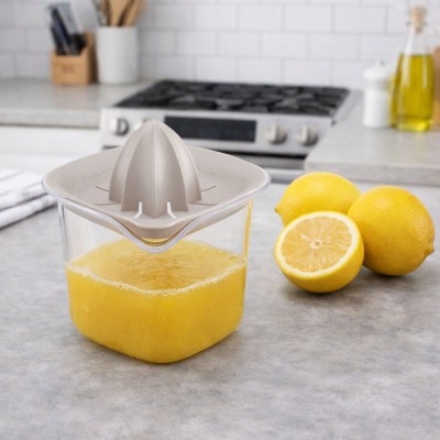 ΛΕΜΟΝΟΣΤΙΦΤΗΣ ΠΛΑΣΤΙΚΟΣ TAUPE 13x13x13εκ. ANKOR