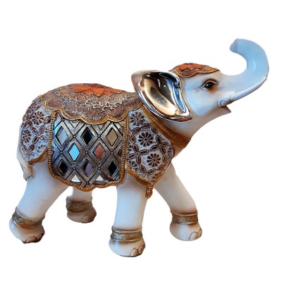 Ελέφαντας polyresin Σαμπανί/Χρυσός 17093A5-17091A5-17089A5